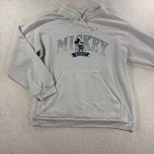 Disney Store VTG 90s Mickey Mouse Classic Hoodie Sweatshirt Pullover S‎ Winter